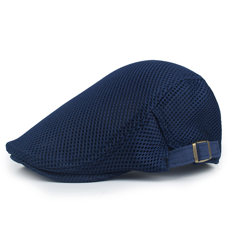 New Design Beret Ivy Hats Adjustable Newsboy Bow Beret Gorras Newsboy Cabbie Hat Cool Men Mesh Ivy Hats