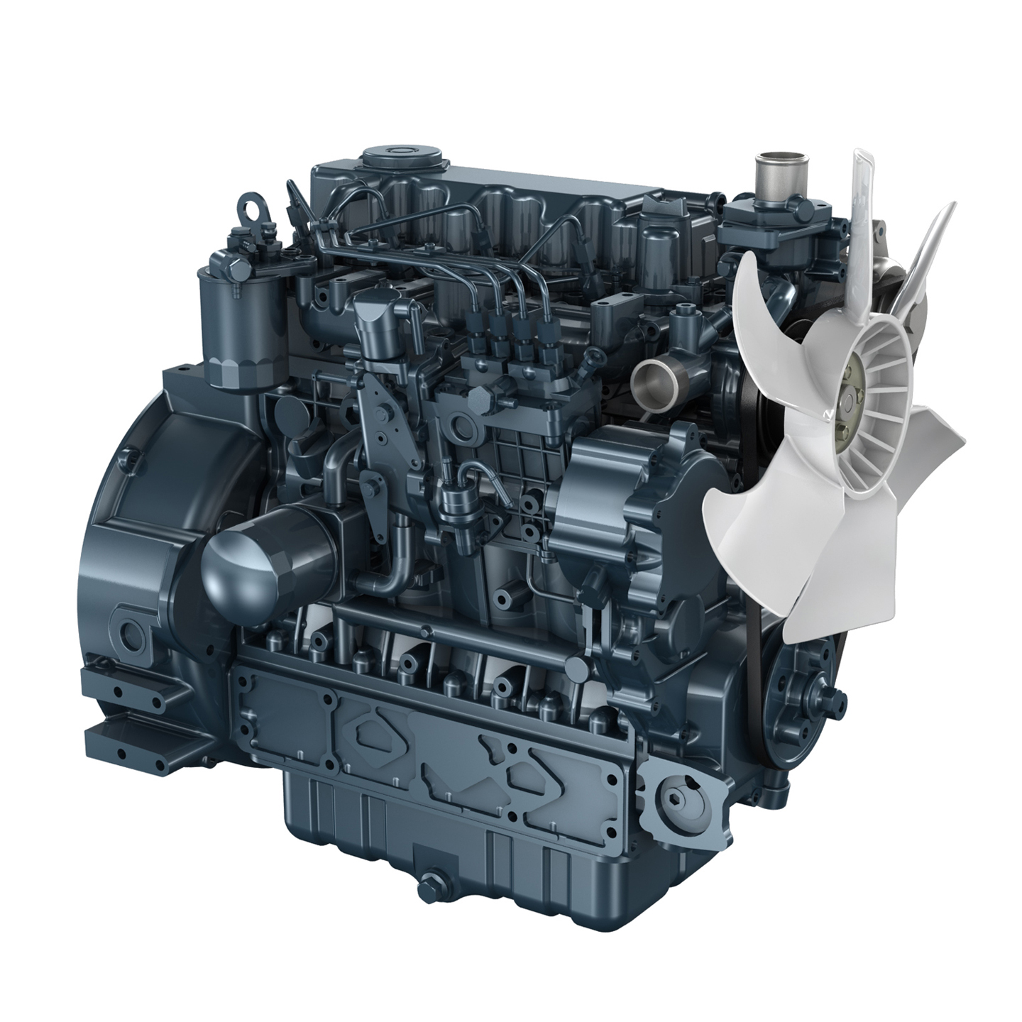 Дизельный двигатель Kubota V3800DI-T 60KW 2200RPM для экскаватора