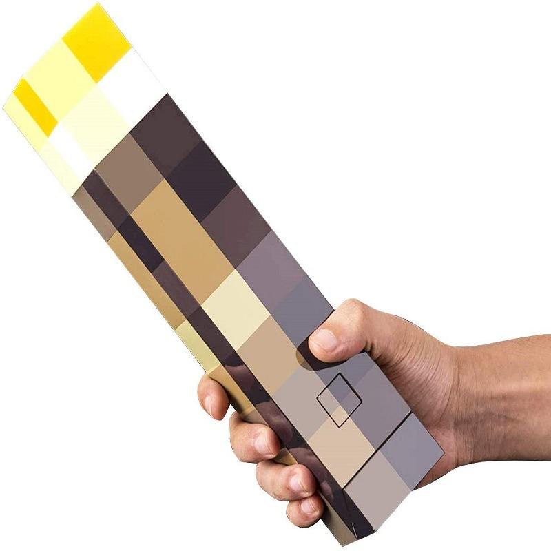 Beeman Minecraft Toys Ore Block Lights Color Changing Point Flashlight Usb Rechargeable Lamp Torch 3D Night Light