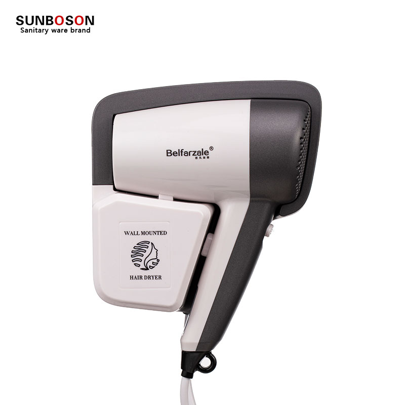 Adjust The Cold Or Hot Wind Professional Colorful Bathroom Mounted Wall Drier Quick Hote Hair Dryer With Plug