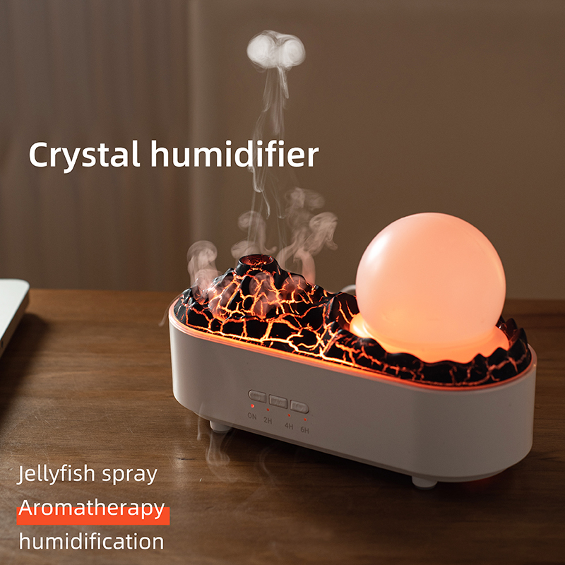 3d Flame Air Humidifier Diffuser Usb 130ml Ultrasonic Fire Lamp Essential Oil Aroma Diffuser With Flame For Home Hotel Car