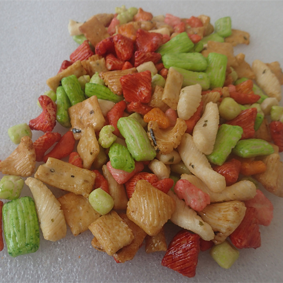Popular Semi-Soft Japanese Rice Snacks Fried Baked Rice Cracker Kosher Snack
