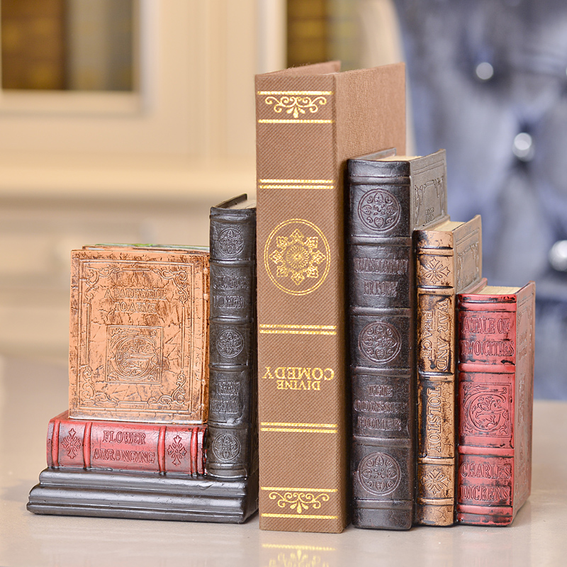 Классические книги, книжные блоки из смолы, высокое качество, искусство из смолы, домашний декор, лучший Ретро Декор для дома