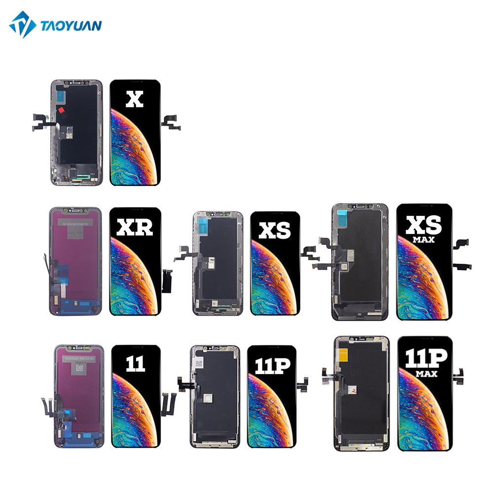 Экран для мобильного телефона X ЖК-дисплей для iphone 6 7 8 X, мобильный дисплей s7 ЖК-экран для samsung s7 s6 edge s8 J3 J5 J7