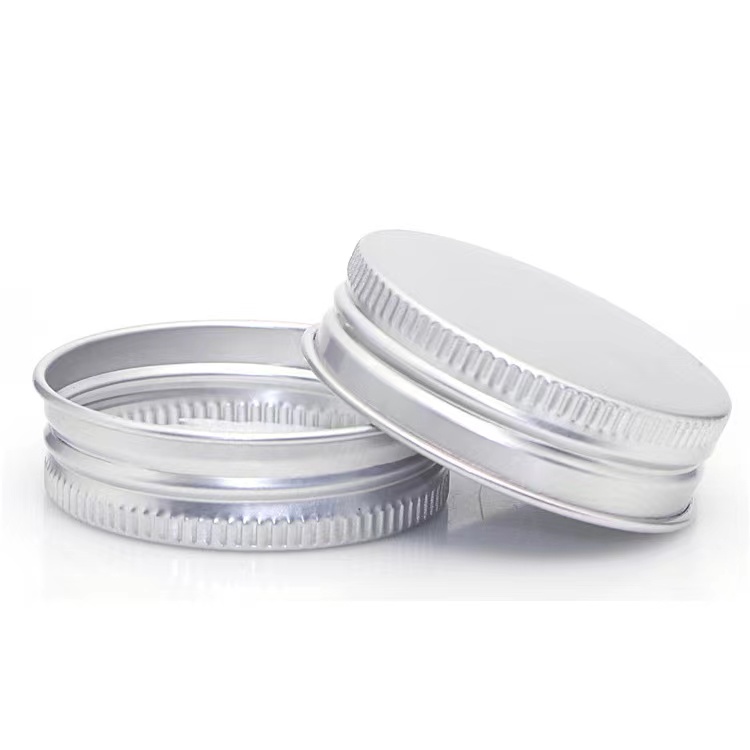 Free samples 18mm 20mm 24mm 28mm bottle screw caps silver aluminum cap