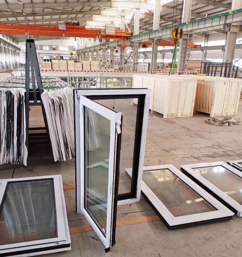 Feilong Горячая продажа распашных окон двойное стекло с магнитным flyscreen