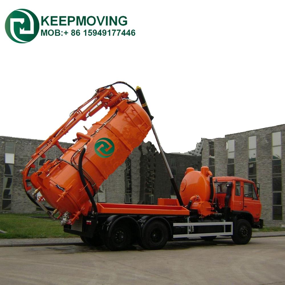 6x4 Dongfeng 10CBM Vacuum Tank Truck With Root Pump