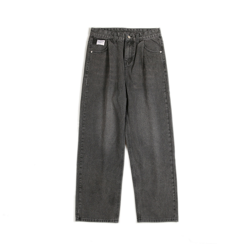 Men's Clothing washable floor sweeping spring summer jeans and women's loose straight hip hop wide leg p