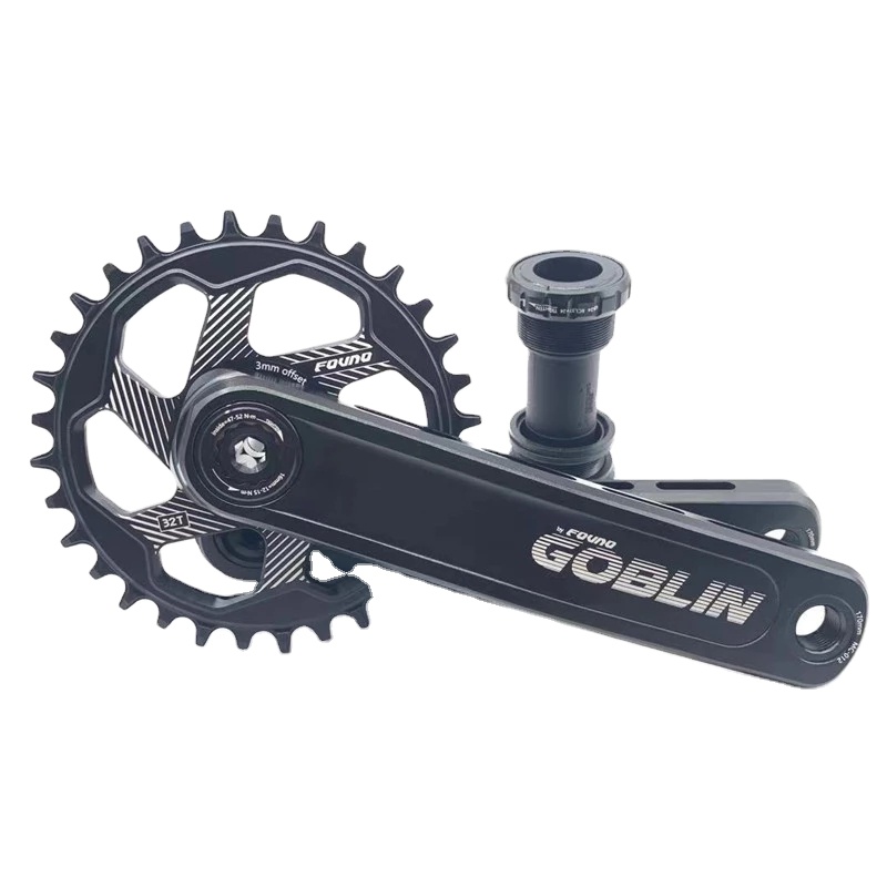 Fovno170mm HollowTech Aluminum alloy MTB bicycle crank bike partsBicycle Crankset Direct Mount Mountain bike GXP Crank