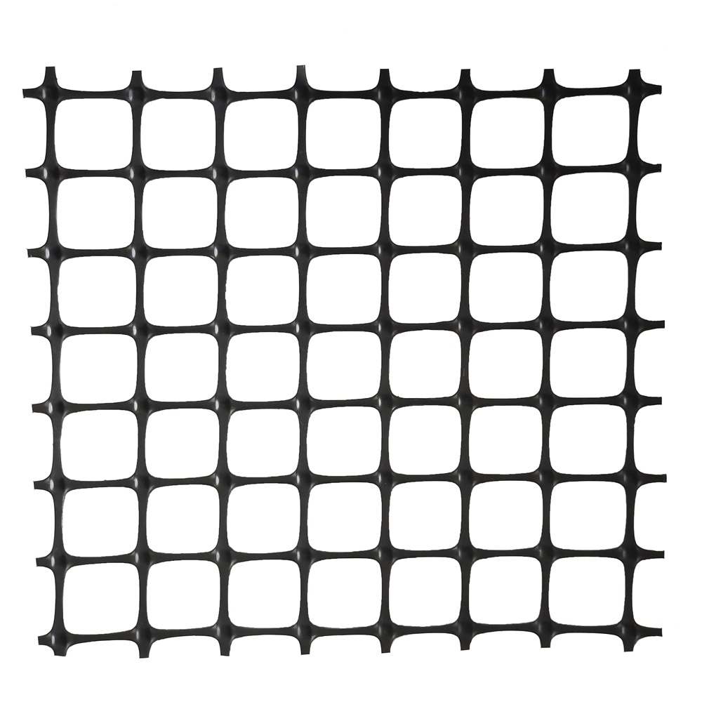 High quality Extruded Plastics biaxial geogrid 50kn Geomalla factory price Systems Reinforced Retaining Wall