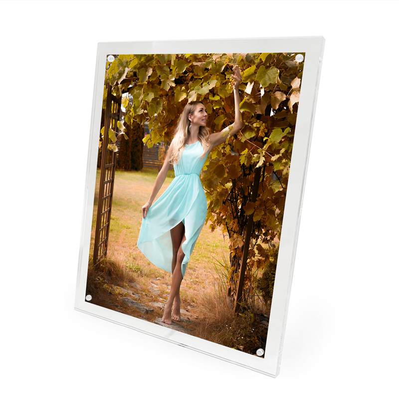 Customized Chinese Factory Wholesale Clear Photo Frame Morden Perspex Photo Frame Table Decor Acrylic Picture Frame