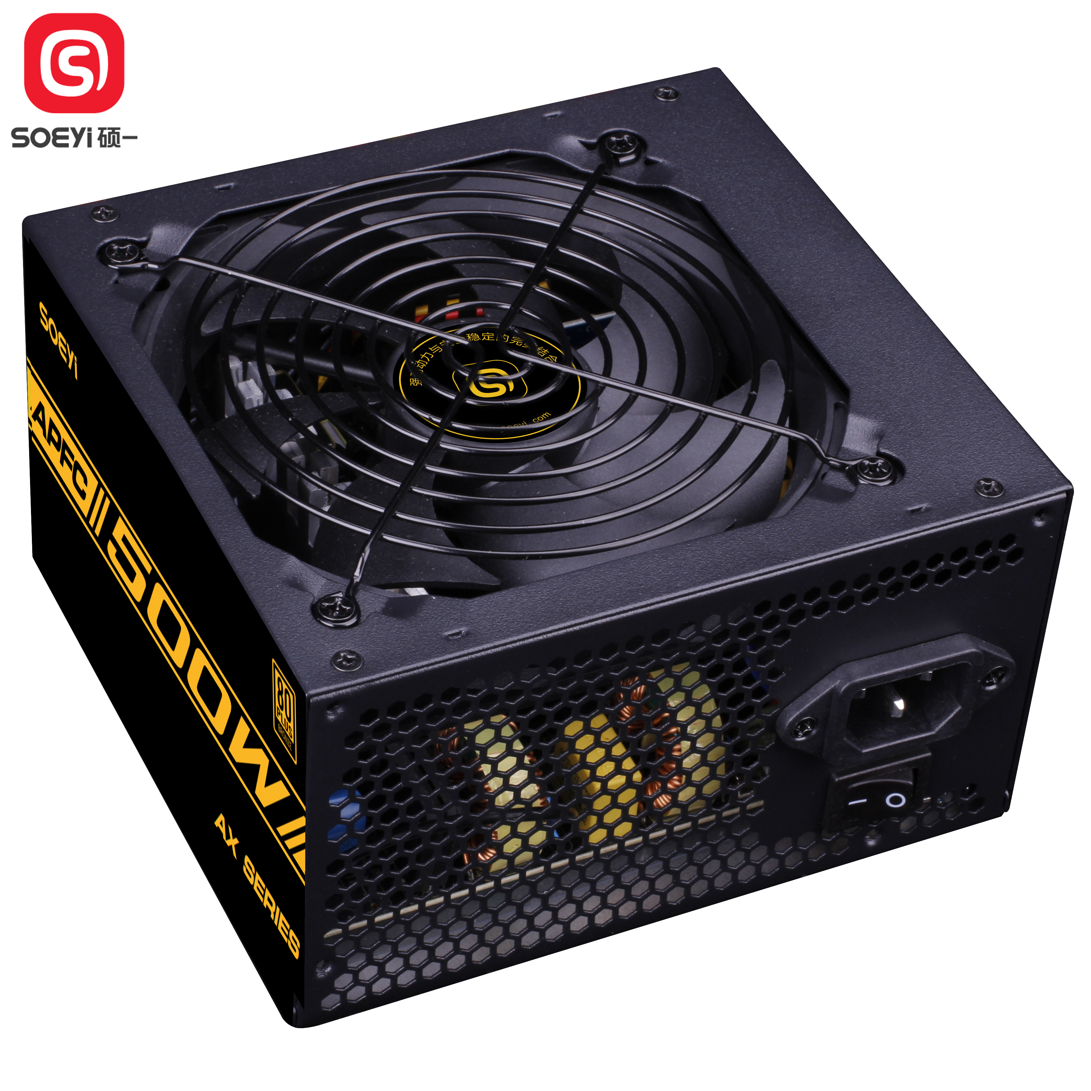 Высокопроизводительный источник питания ATX активный APFC 500 Вт компьютерный ПК импульсный источник питания