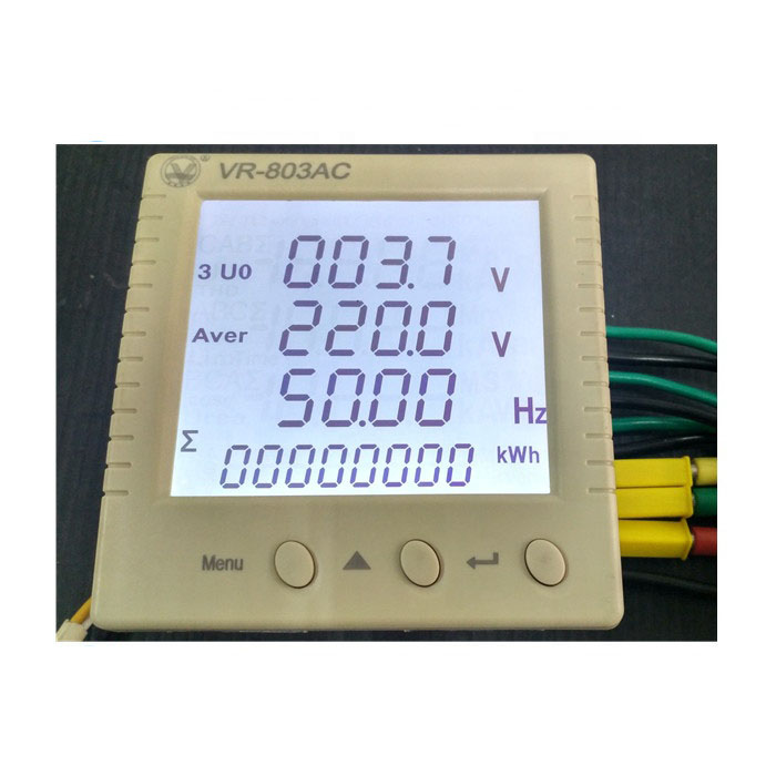 Интеллектуальный RS485 Modbus счетчик энергии с ЖК-дисплеем трехфазного типа