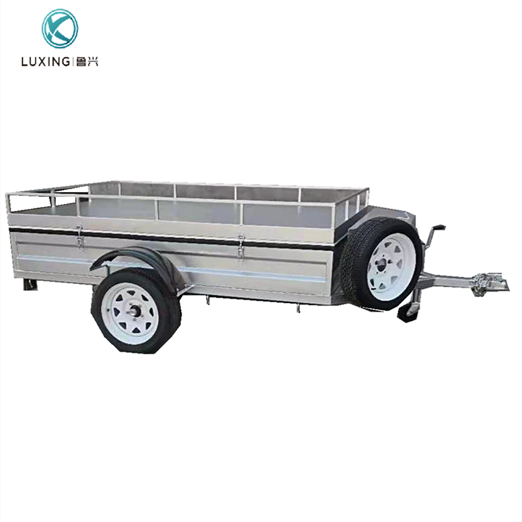 Wheels Single Axle Custom Car Trailer 2 wheel trailer strong box utility car trailers prices