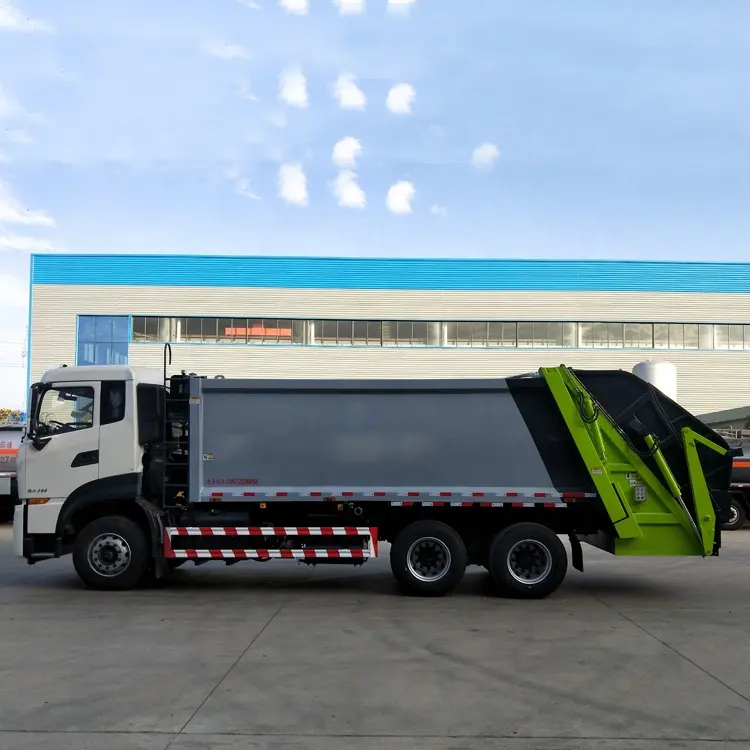 New dongfeng 210HP 22 cubic meters Rear Load 6x4 rear loader compactor rubbish collection trucks