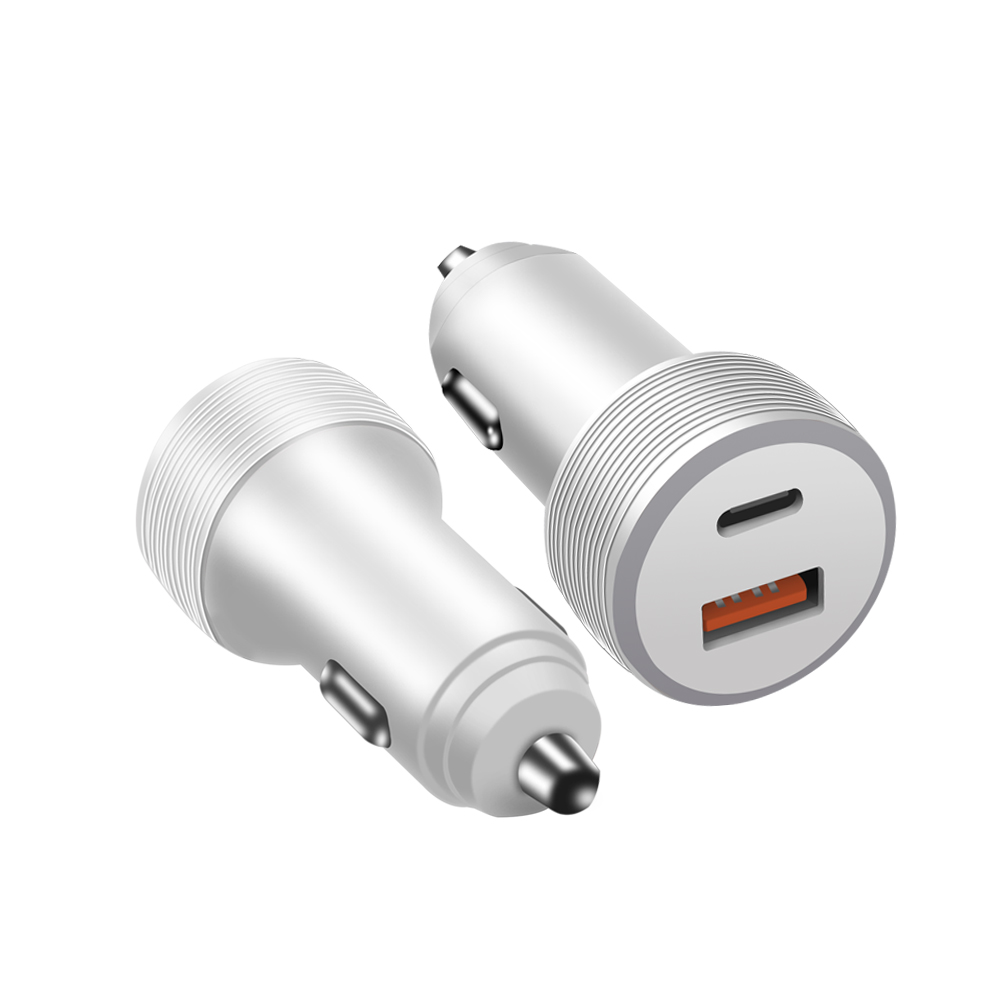 OEM3.1A Protable usb type c car charger 20W Charger Dual USB Adapter Car Charger For Iphone