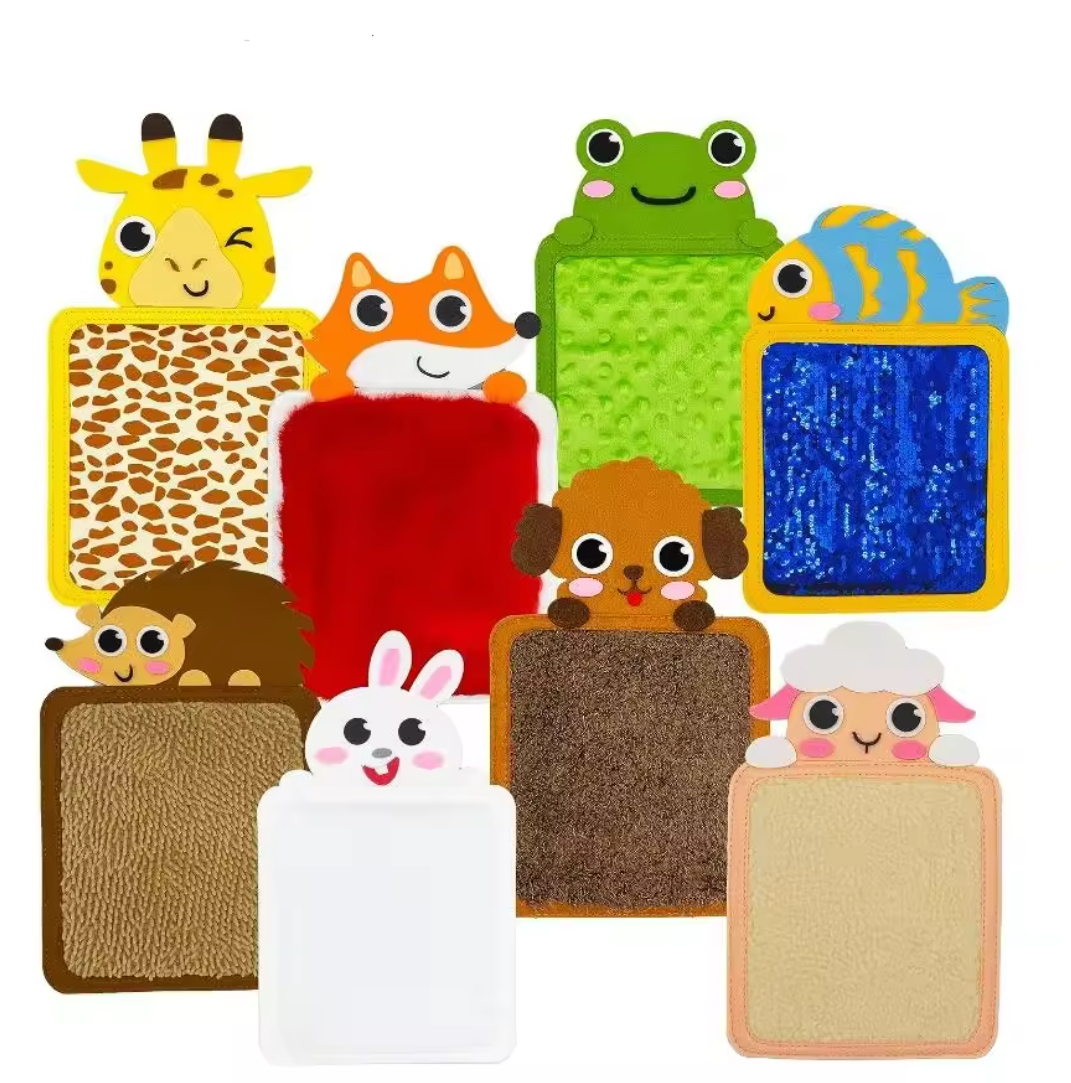 New Sensory Mini Mats for Kids, Animal Sensory Tiles Sensory Pads, Animal Sensory Tiles Sensory Pads for Autistic Children