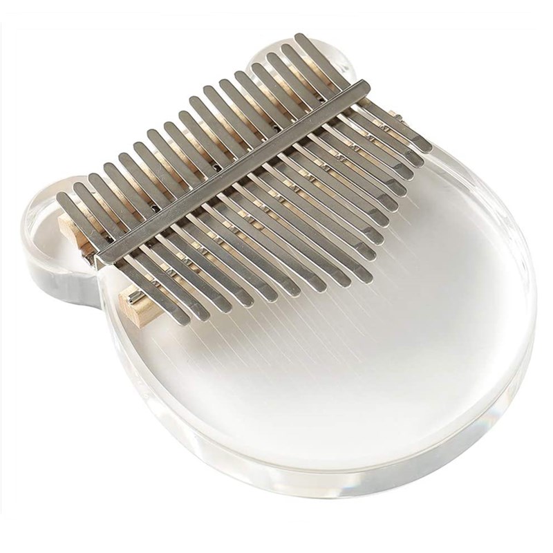 Кристальный калимба 17 клавиш акриловый Mbira Пальчиковое Пианино музыкальный инструмент подарки для детей взрослых новичков