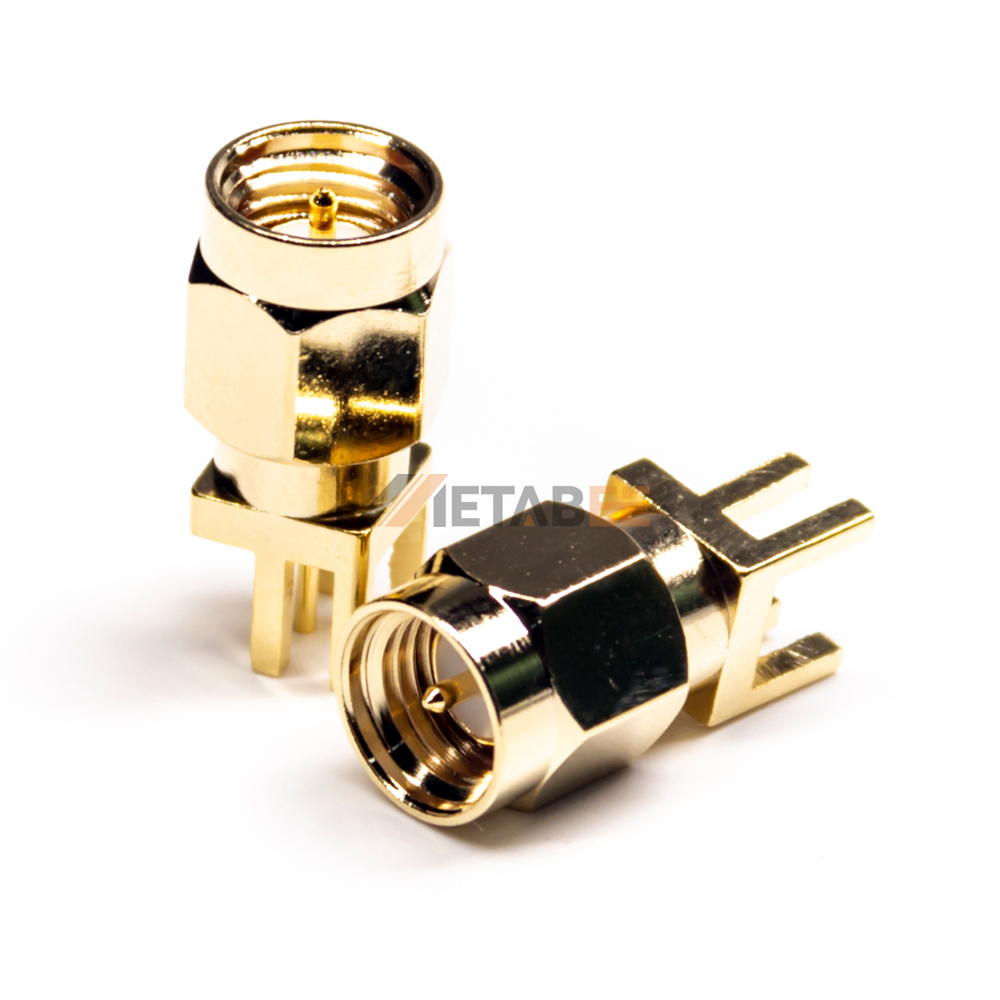 Коаксиальный разъем RF с разъемом SMA Male PCB Mount