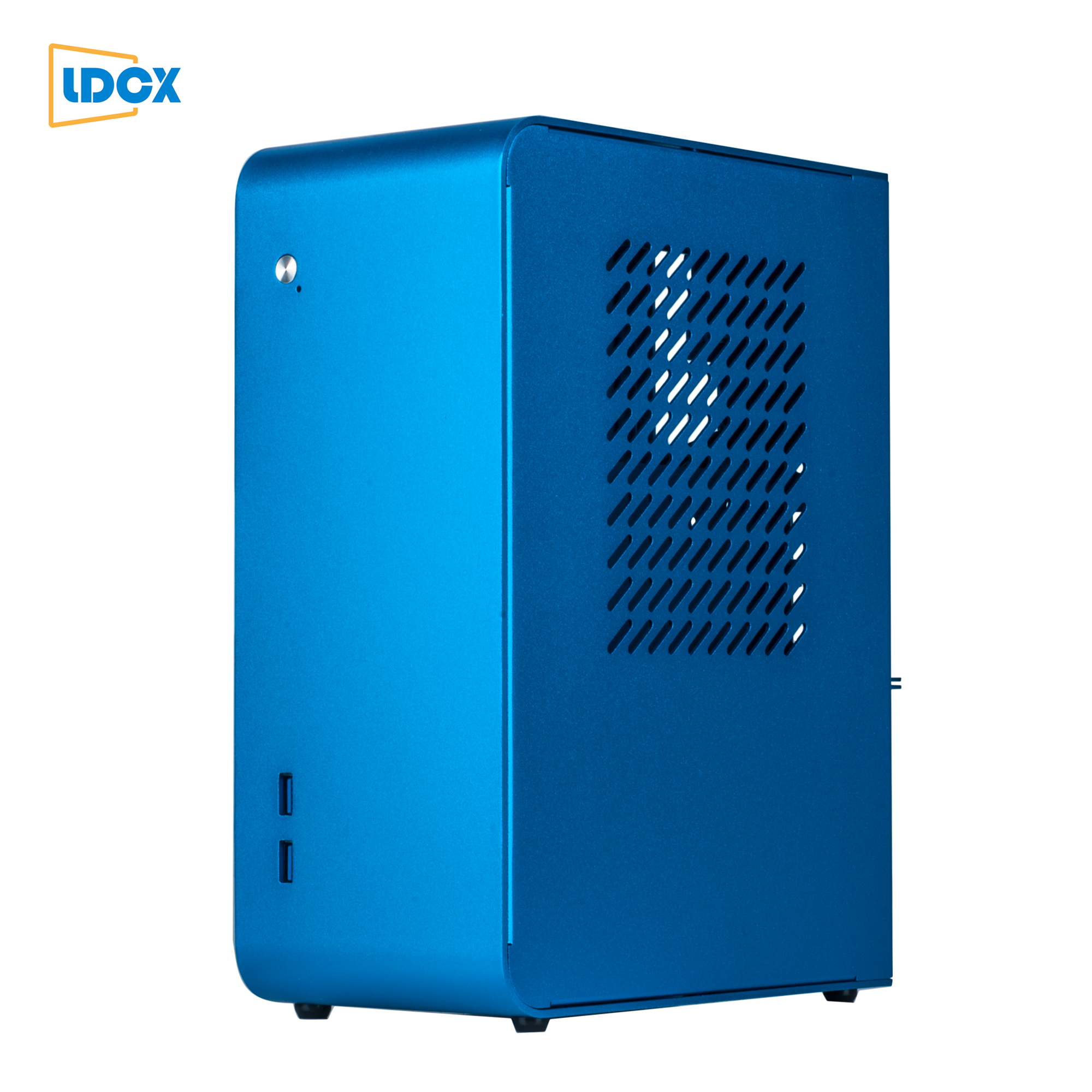 LDCX U110 чистый алюминиевый вертикальный ITX настольный мини-чехол для компьютера