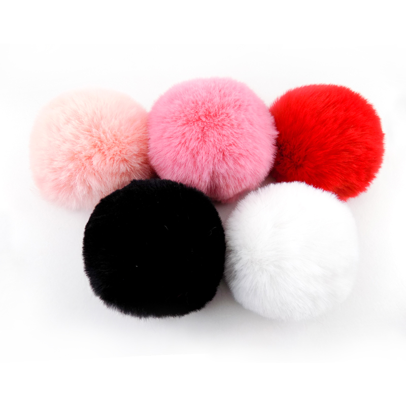 2022 new trend fur pom 3cm/5cm/8cm/10cm balls hot sale