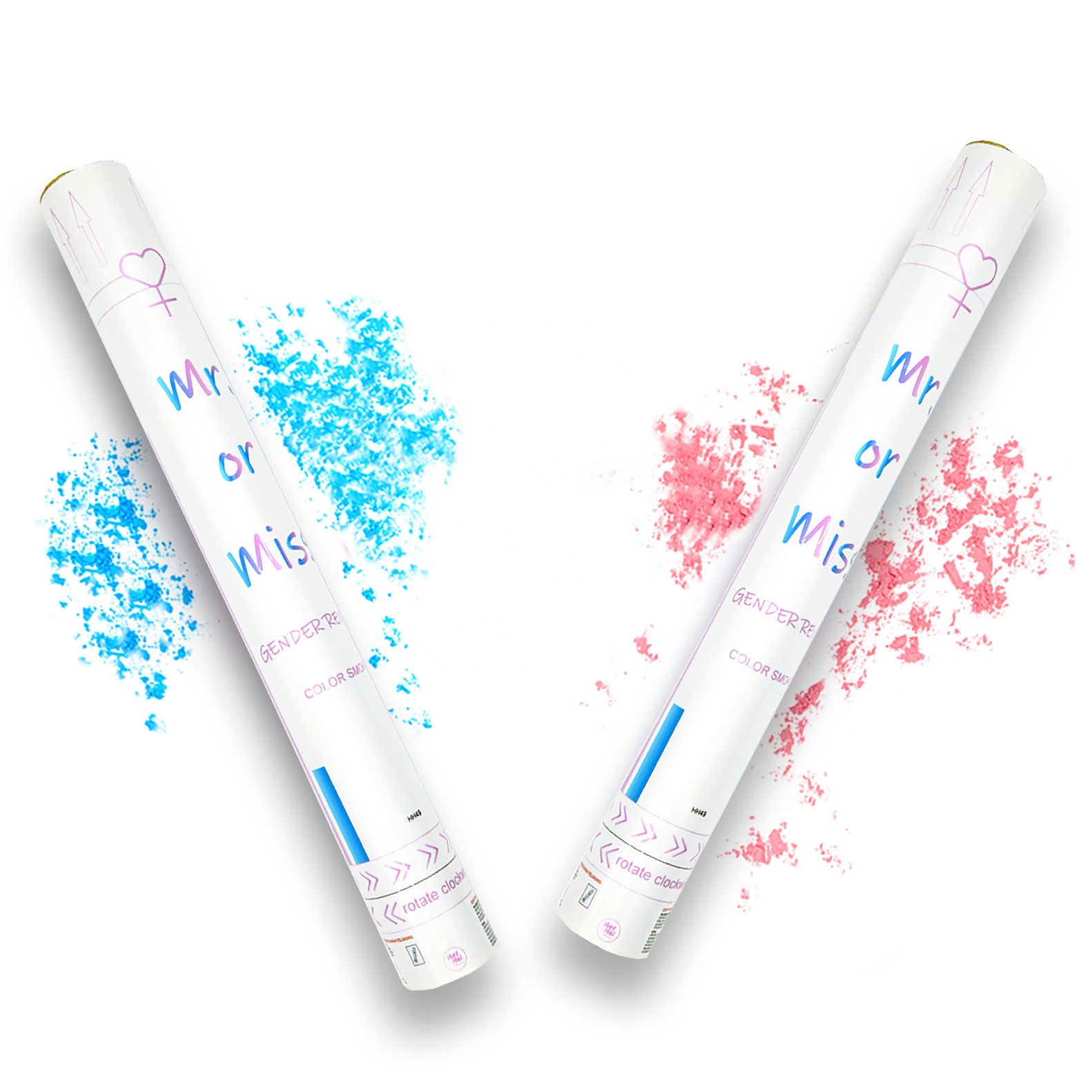 Hand-held Biodegradable Launcher gender reveal confetti cannongender reveal confetti cannon