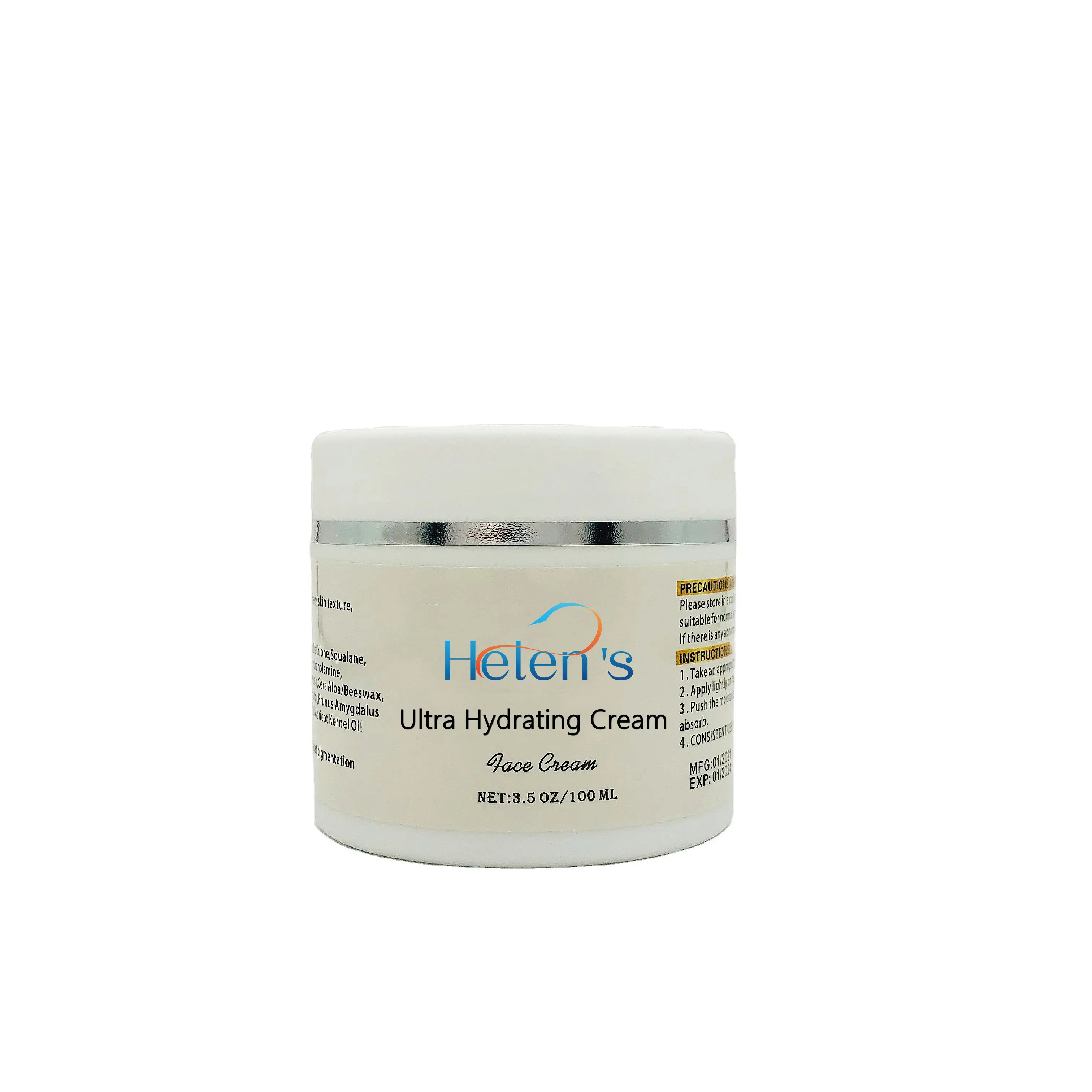 High Quality Face Moisturizer Lotion Organic Cosmetics Customized Ultra Hydrating Moisturizing Cream