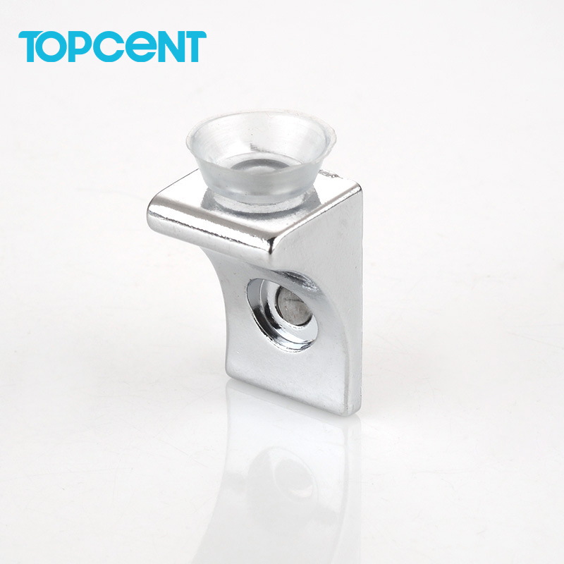 TOPCENT Chrome Plating Durable Good Loading Capacity Metal Shelf Support