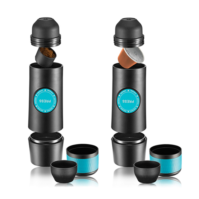 Perfect gift personal travel outdoor car mini portable espresso coffee maker