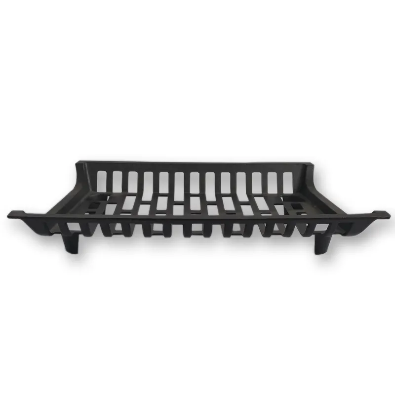 20" 24" 27" inch Fireplace Accessories Cast Iron Fire Grate Large Black Log Coal Fireside Fireplace