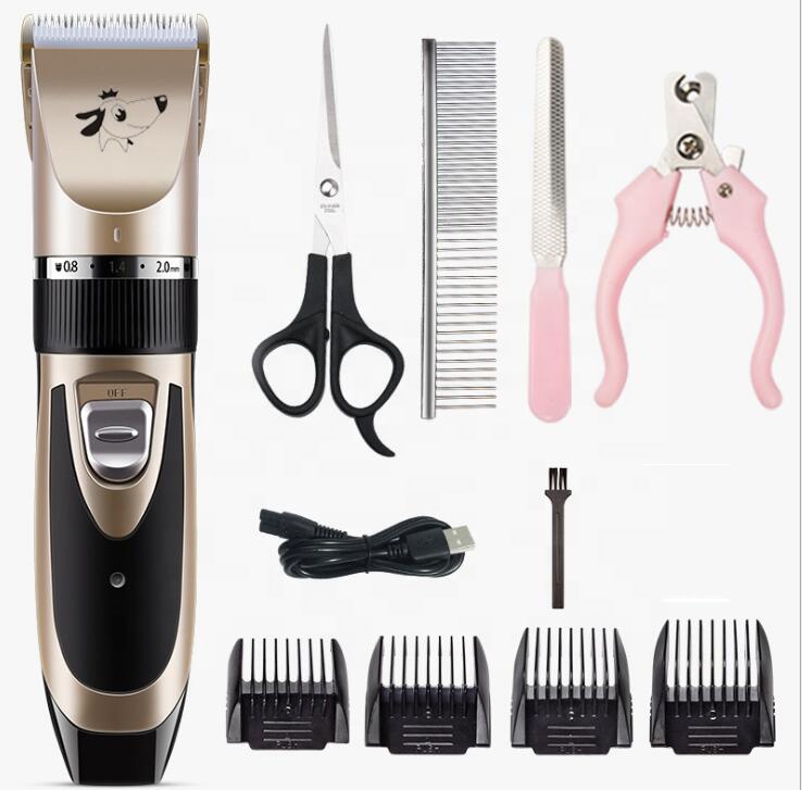 Hot Sale Grooming Kit Rechargeable Dog Hair Trimmer Cutter Set Teddy Foot Shaving Machine