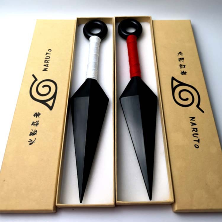 PVC Platic Gift Anime Naruto Weapon Big Kunai Shuriken Toy For Kids Cosplay Toy Vehicle Other Outdoor Toys