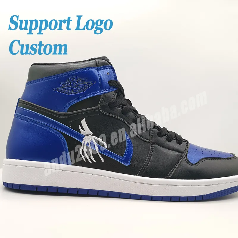 Custom Genuine Leather Sneakers Customized Your Own Logo Best Quality Walking Shoes Men