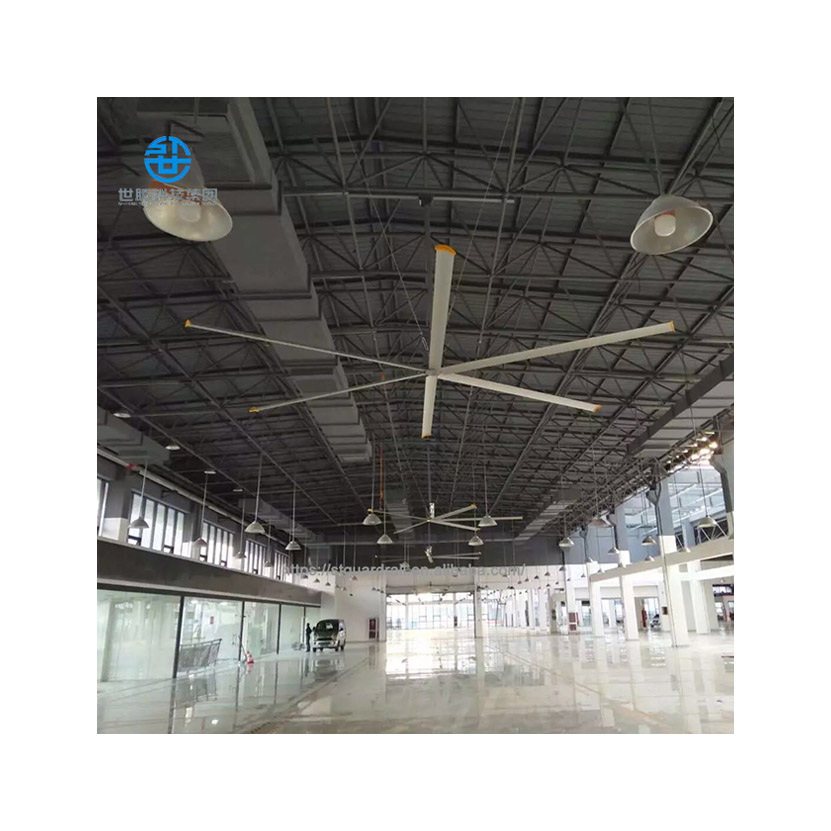 QX большой вентилятор HVLS промышленный гигантский потолочный вентилятор по заводской цене