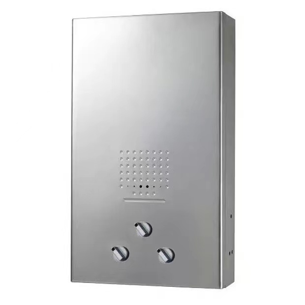 Корпус из нержавеющей стали 6l-24l со светодиодом для обеспечения температурной безопасности, сжиженный природный газ, водонагреватель для ванной и душа