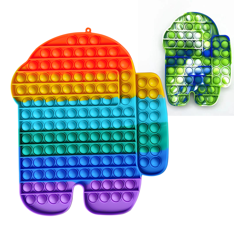 ZOOYA In stock Drop shipping 20cm 30cm 40cm Giant Pop Its Large Unicorn Jumbo Square Push Pop Bubble Big Pop Its Among us