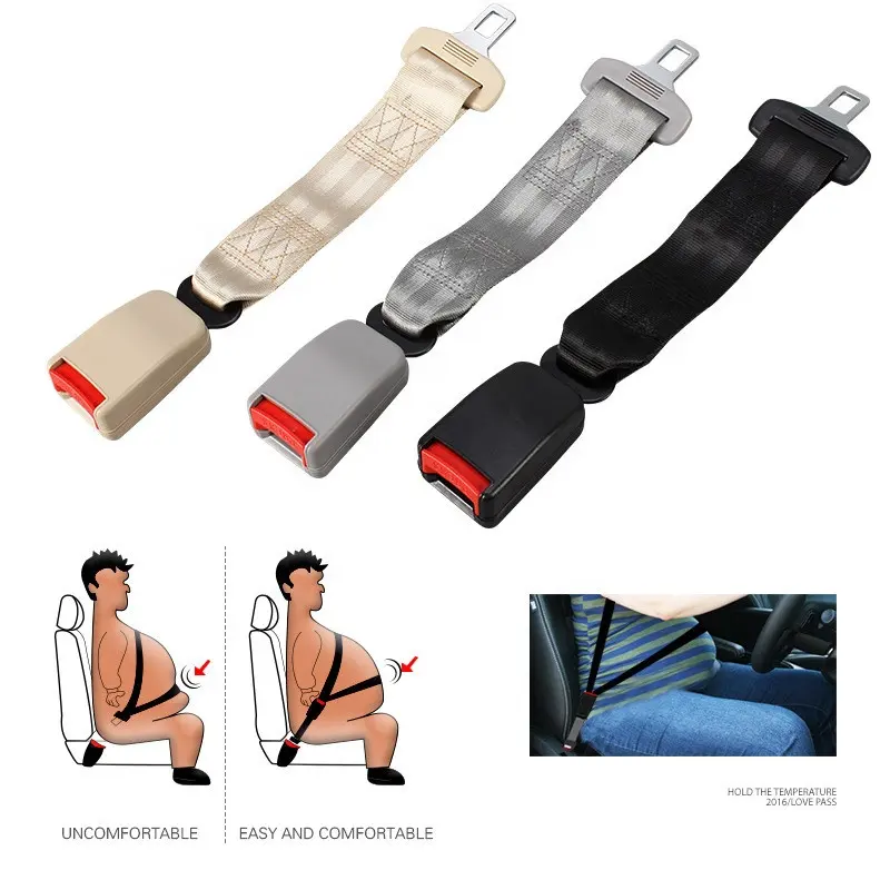 FY Universal Car Seat Belt Extender Cover Safety Belt Extension Plug Buckle Seat Belt Clip Extender Cover Auto Car accessories