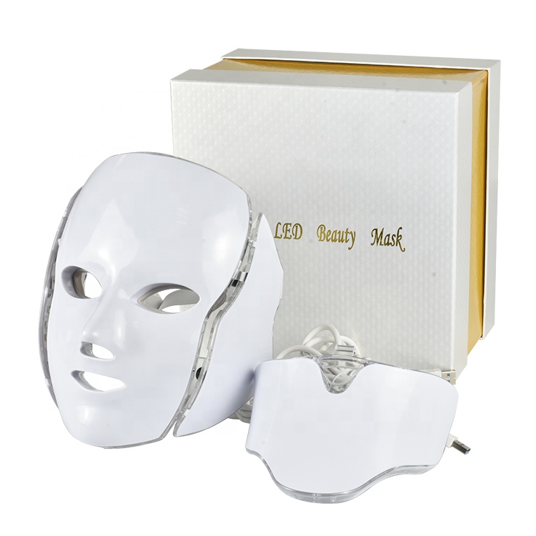 PDT Photon Light Facial Skin Beauty Therapy 7 Colors LED Face Mask