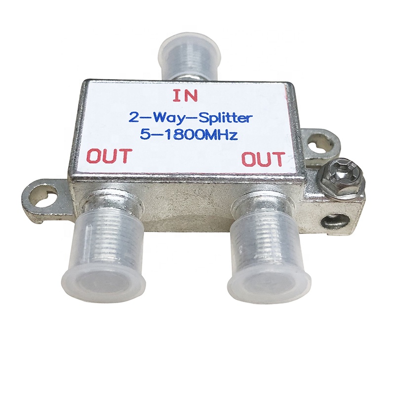 TOYOUMI Indoor 2-Way-Splitter 5-1800MHz Coaxial Cable CATV Connector Splitters