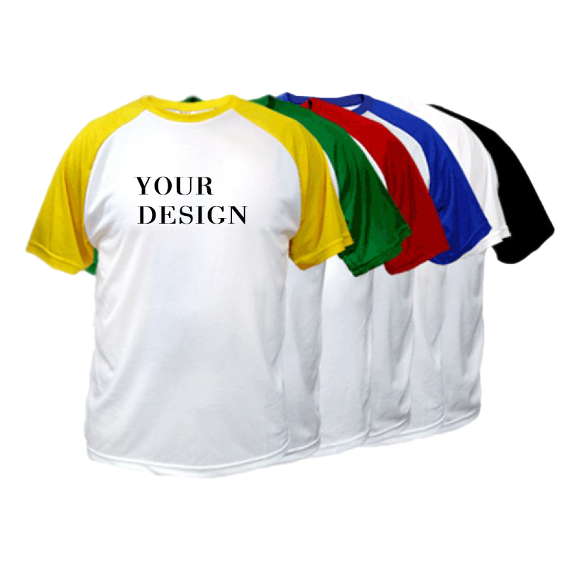 180gsm 100% Cotton Raglan Short Sleeve Men's Blank T-Shirt Custom Logo Print Men's T Shirts
