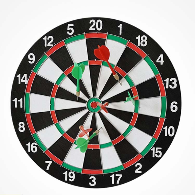 Hot Sale Paper Dart Board Professional Dartboard Game High Quality Flocking Dart Board Stand Classic Paper Dartboard