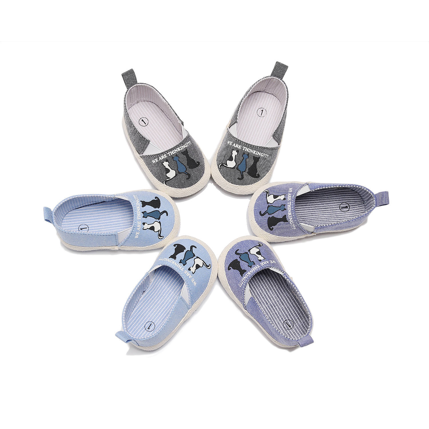 2021 Fashion Baby Toddler Shoes Super Cute Baby Shoes Cotton Sneakers Canvas Children Shoes For Infant