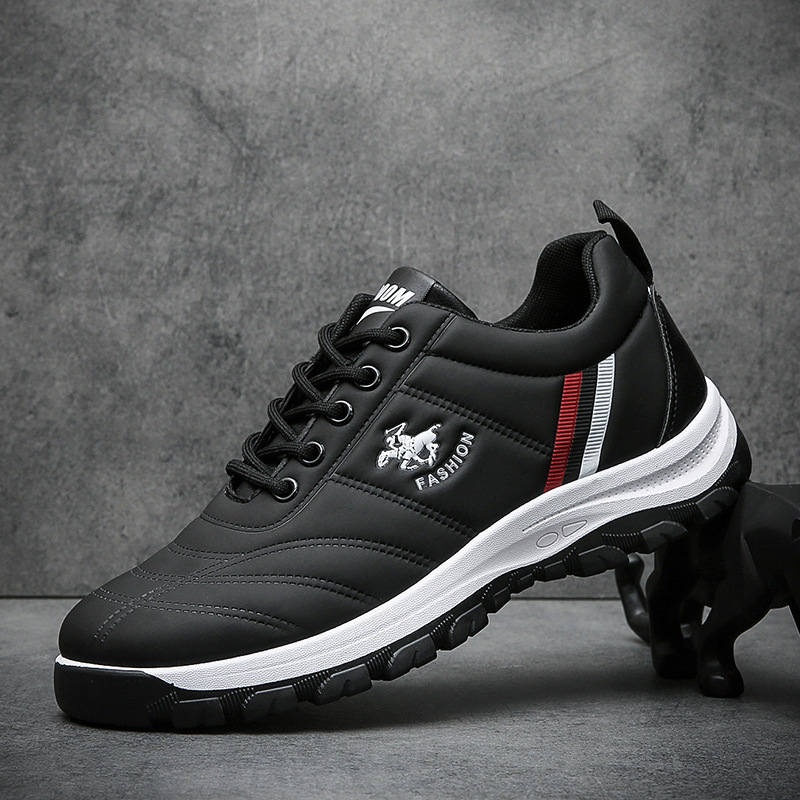 New Fashion Casual Leather Men's Korean Sports Athletic Walking For Men Trainers Mens Sport Running Shoes
