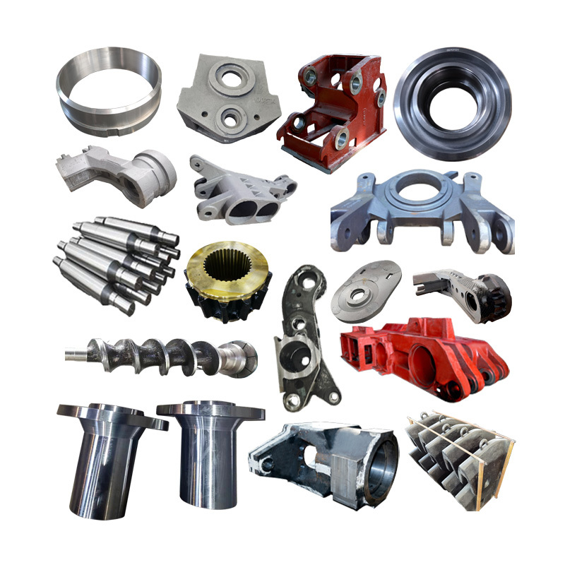 Construction Machinery Parts Forged Steel Anvil Cast Forged Die Block Aluminium Gear Shaft from Metal Foundry
