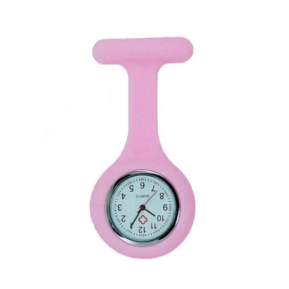 Factory wholesale quartz pocket medical silicone fob breast watch for nurse