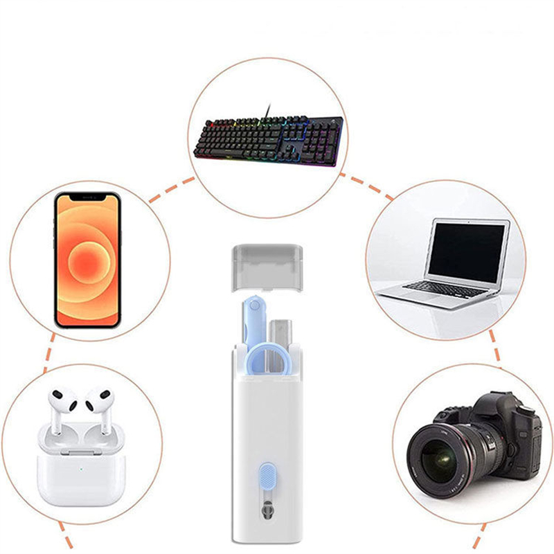 Набор чистящих щеток 7 в 1 для беспроводных наушников Airpods, компьютерная клавиатура, мобильных телефонов, портативный набор для чистки, ручка для Macbook