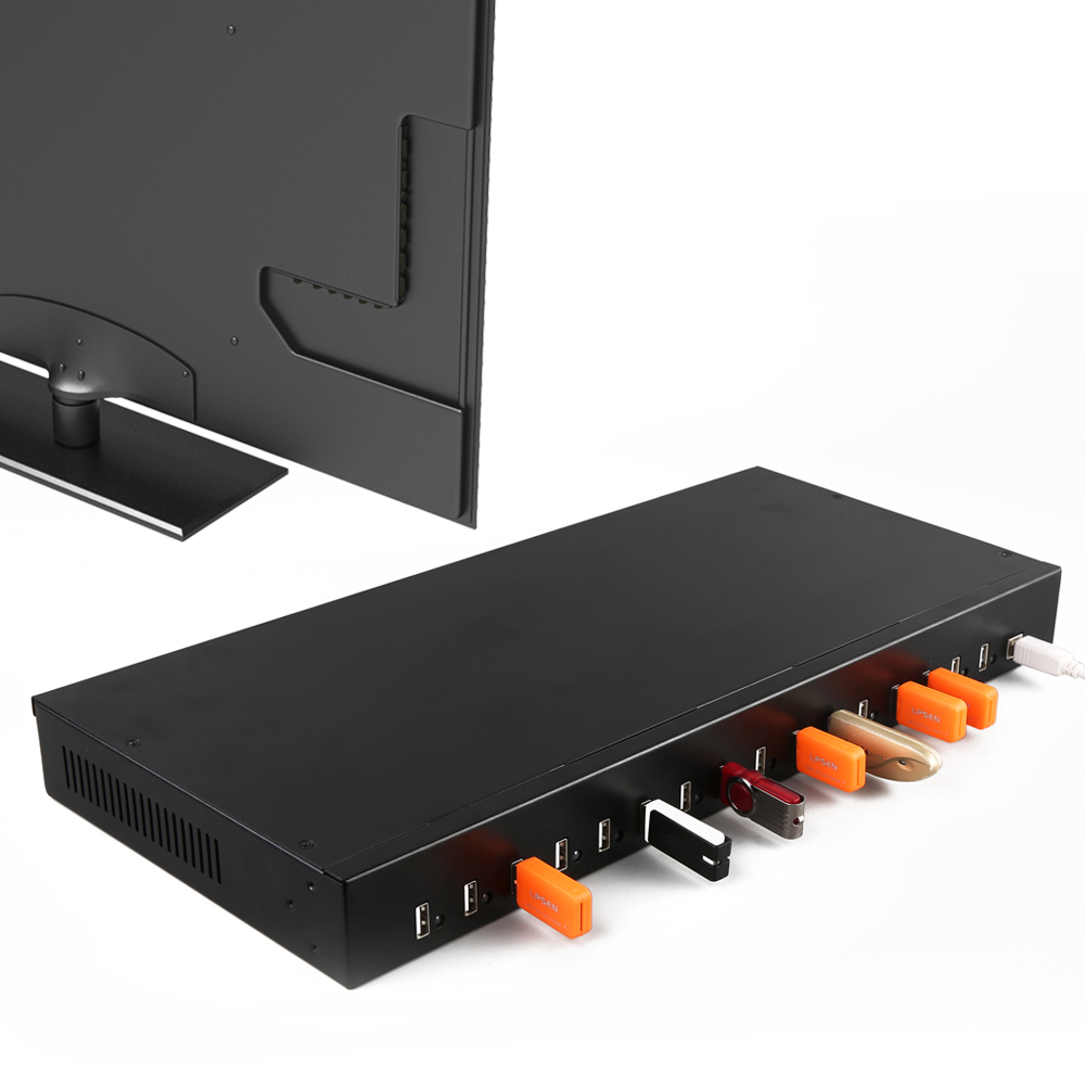 Sipolar a-165 USB зарядка и синхронизация Hub 16 портов высокой мощности 2.4A USB зарядное устройство Hub