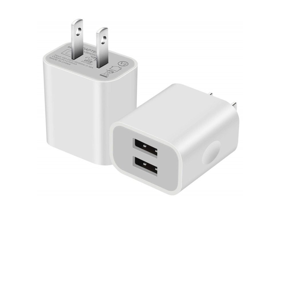 Заводская цена 5 В/2 а двойной USB-порт адаптер для зарядного устройства для iPad и мобильного телефона