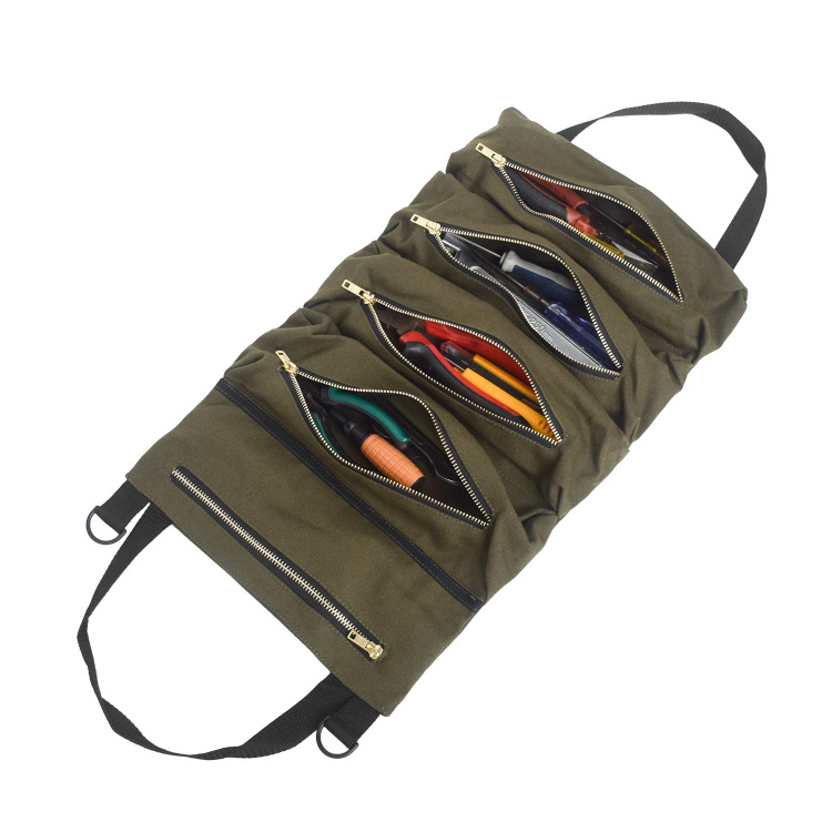 Hot selling fashion camouflage color rolling tool bag portable styling tool bag