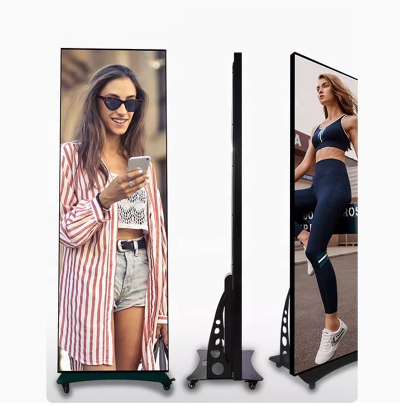 Wifi Floor Stand Wall Mounted Smart Advertising Outdoor Indoor Commercial digital billboard Banner Portable Display Led Poster
